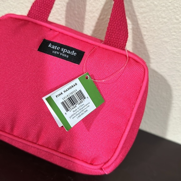 New Kate Spade hot pink Handbag squeaky dog toy - Picture 4 of 7